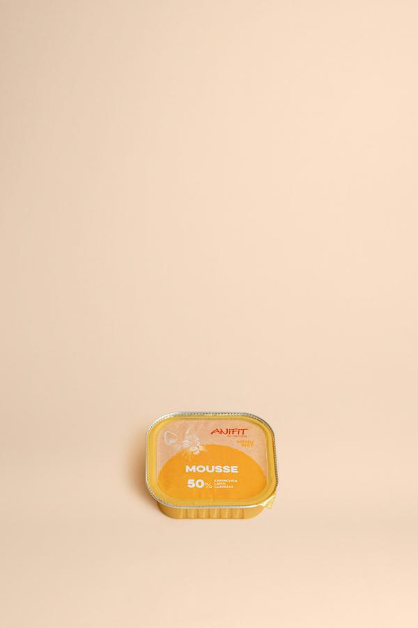 Mousse de lapin en barquettes en aluminium