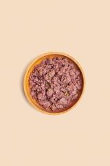 Contenu de la boîte nourriture humide pour chiens avec viande de canard